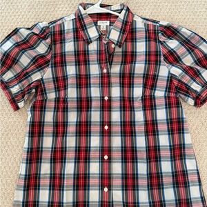 J. Crew Holiday Plaid Shirt